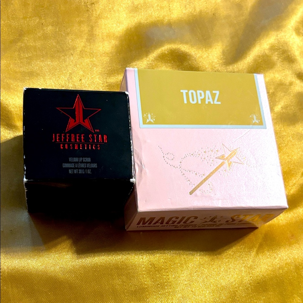 Jeffree Star Magic Star Setting Powder - Topaz and Velour Witches Brew Lip Scrub